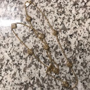 Kendra Scott Gold Long Necklace